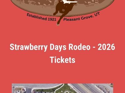 STRAWBERRY DAYS RODEO VIP PARKING PASS FOR 6/20 SATURDAY NIGHT!