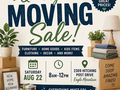 Quality moving sale!