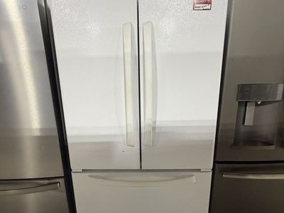HURRY! GOOD AMANA WHITE FRENCH DOOR FRIDGE