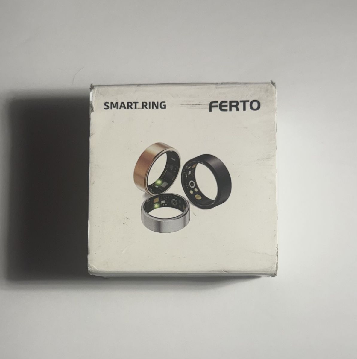 Ferto Smart Ring - Health Tracking Smart Ring, Stainless Steel, IP68 Waterproof