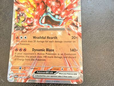 Pokemon TCG Hearthflame Mask Ogerpon ex 040/167 Ultra Rare