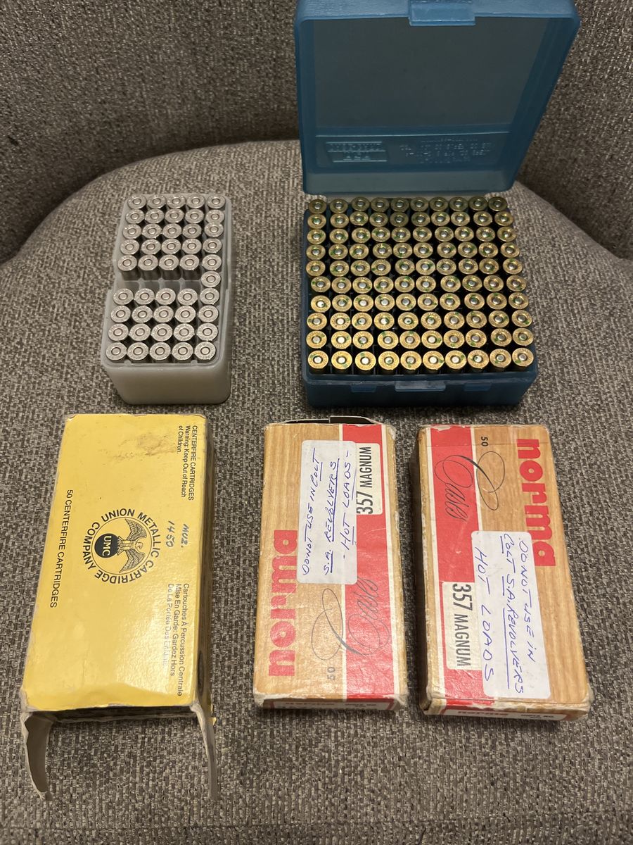 CHEAP FAST SELL Norma .357 Magnum and UMC Centerfire Cartridges - Mixed Lot of 357 Mag Ammo