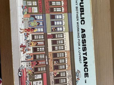 Vintage 1980 “Public Assistance” Board Game – Rare