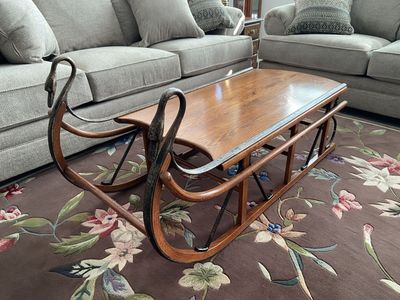 Couch/Coffee Table "Winter Sled"