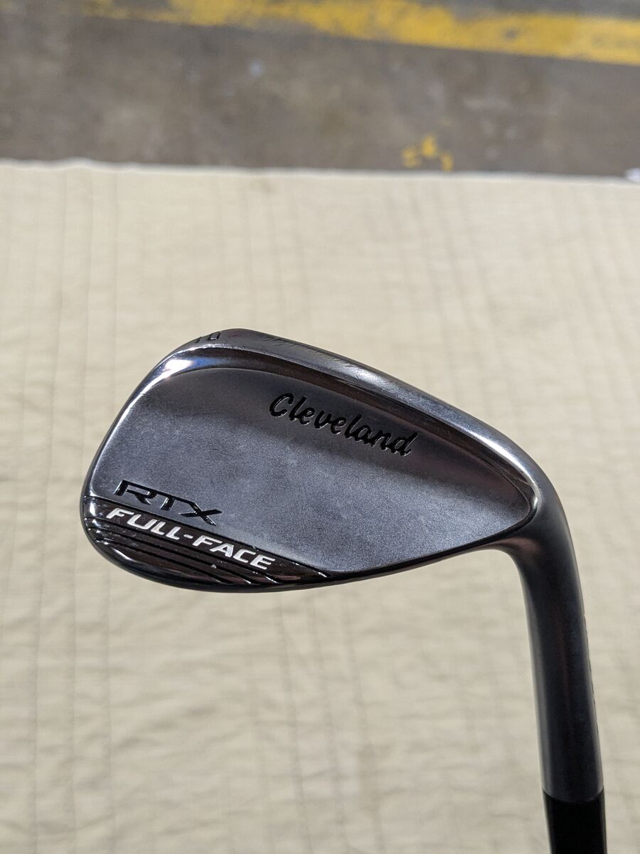 Wedge with Cleveland RTX Fullface Zip Core 52 degree head and True Temper Dynamic Gold Spinner Wedge shaft