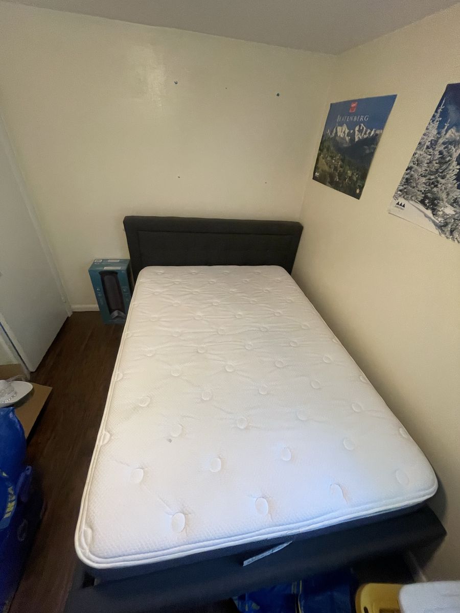 Full size mattress and frame