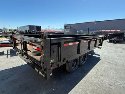 2027 Maxx-D D9X Bumper Pull 8x16 with fold down sides