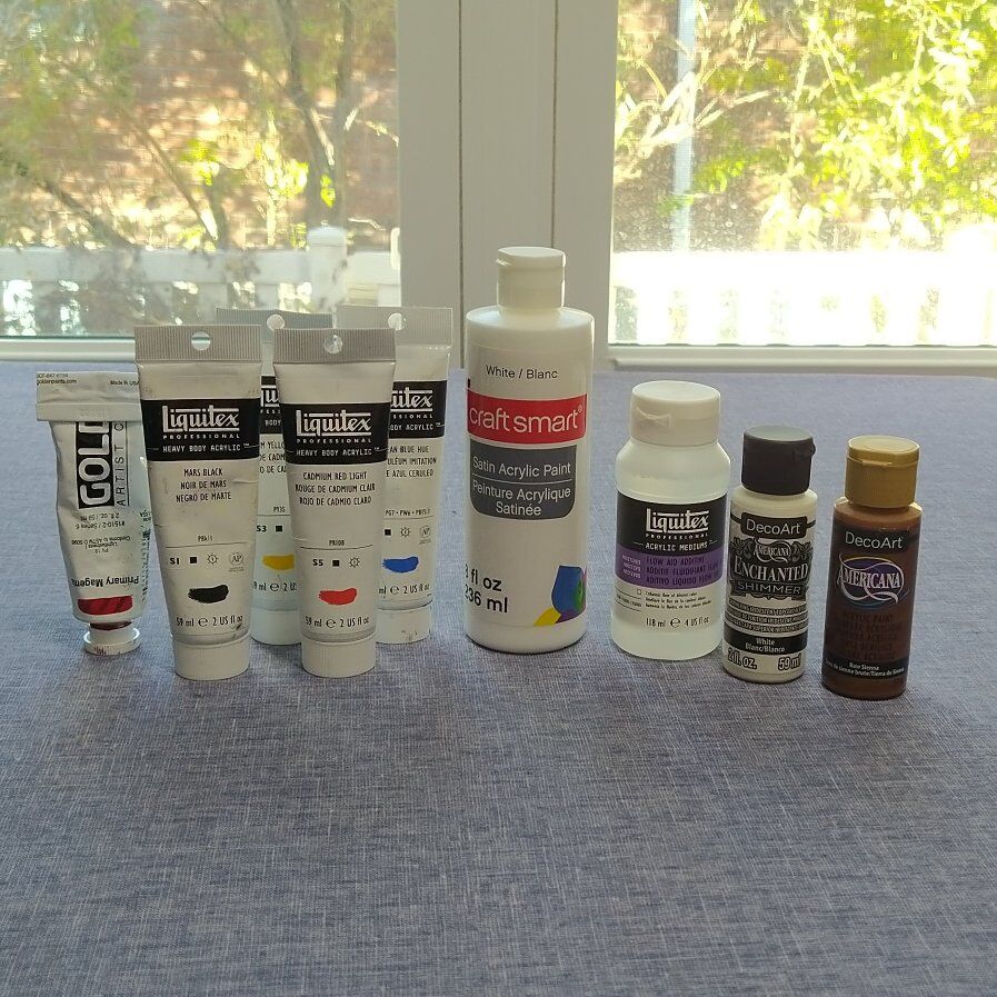 Acrylic Paints and Acrylic Medium