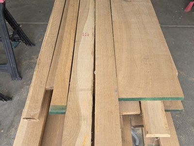 Rough Sawn Oak Lumber - Various Lengths & Widths, Untreated Wood for DIY Projects