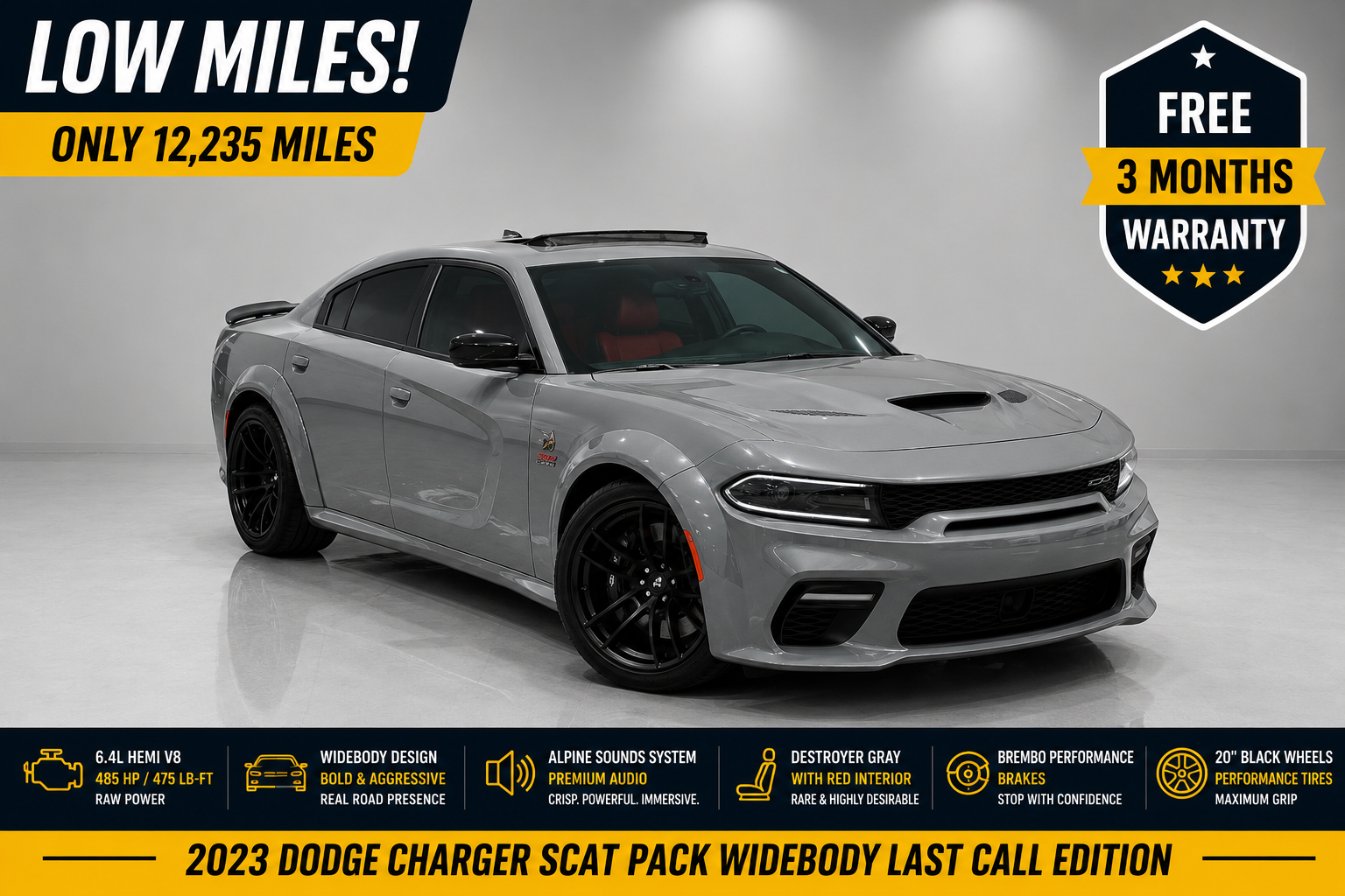 2023 Dodge Charger Scat Pack Widebody