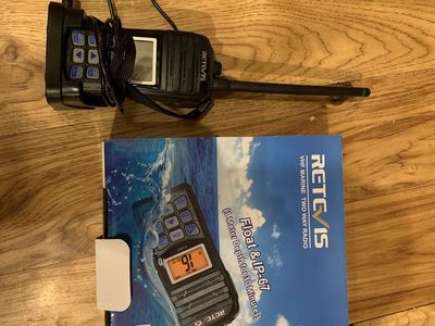 Retevis RT55 VHF Marine Two-Way Radio - Floatable & IP-67 Waterproof