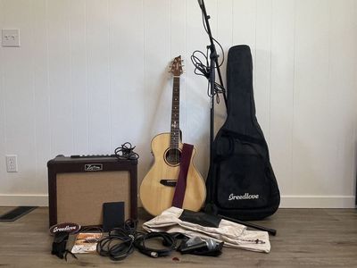 Aesthetic Solo Musician Package (Everything you need) Guitar, amp, mic & more - GREAT CONDITION