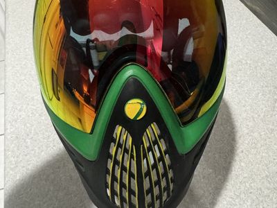 Dye i4 Paintball Mask Dye i4 Mask – Rasta Green/Gold Fade Lens