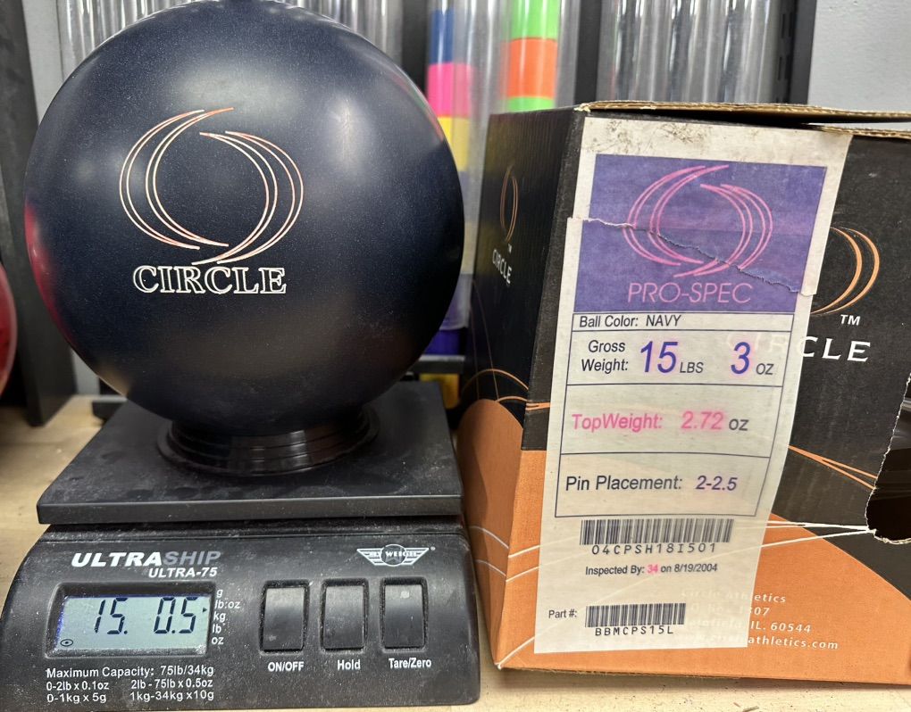 15lb Circle Sports Pro-Spec ReactIve/Particle Ball