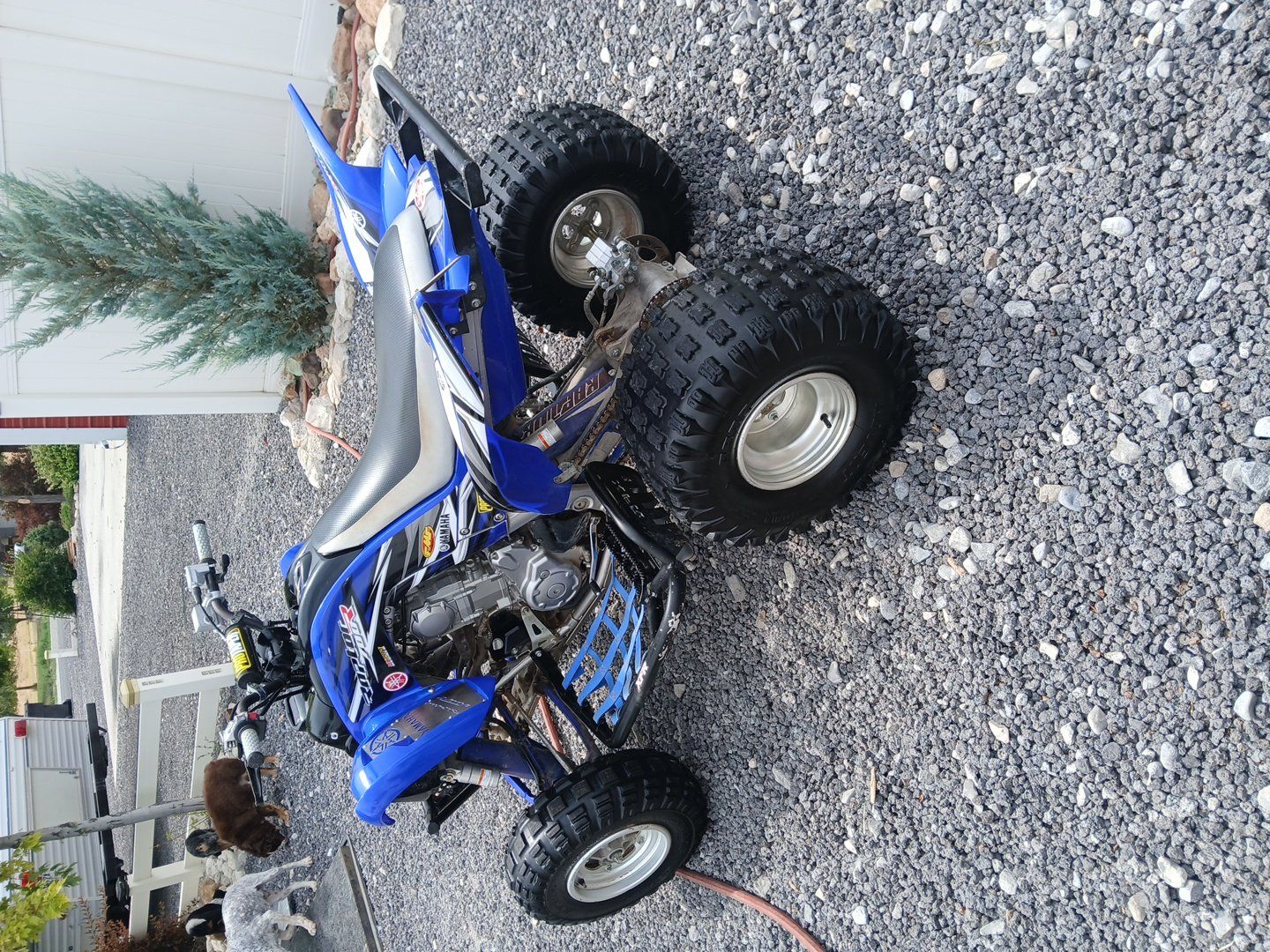 2008 yanaha raptor 700 with rebuilt top end