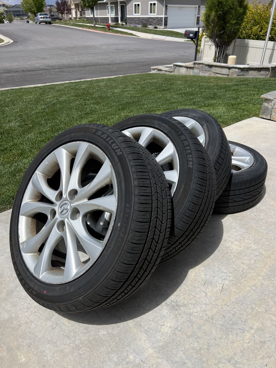 17” Mazda Wheels and Tires