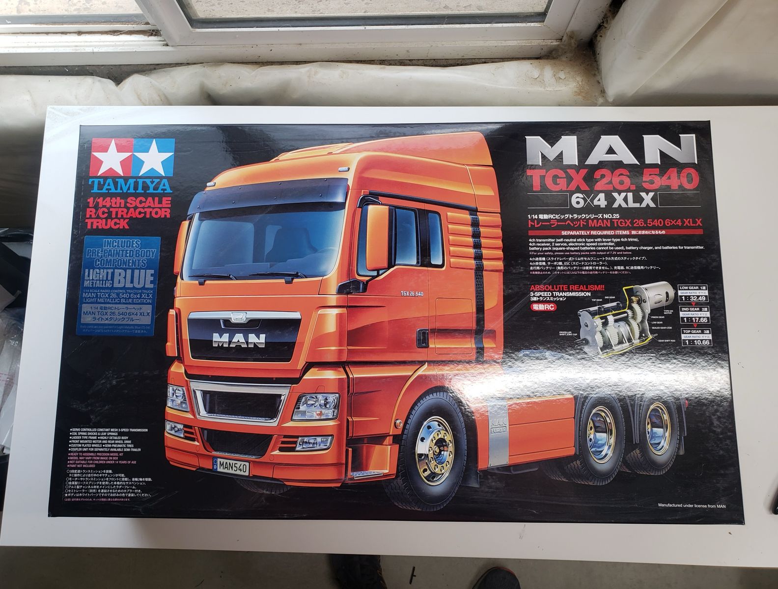 Tamiya MAN TGX 26.540 XLX 1/14 Semi Blue Ver