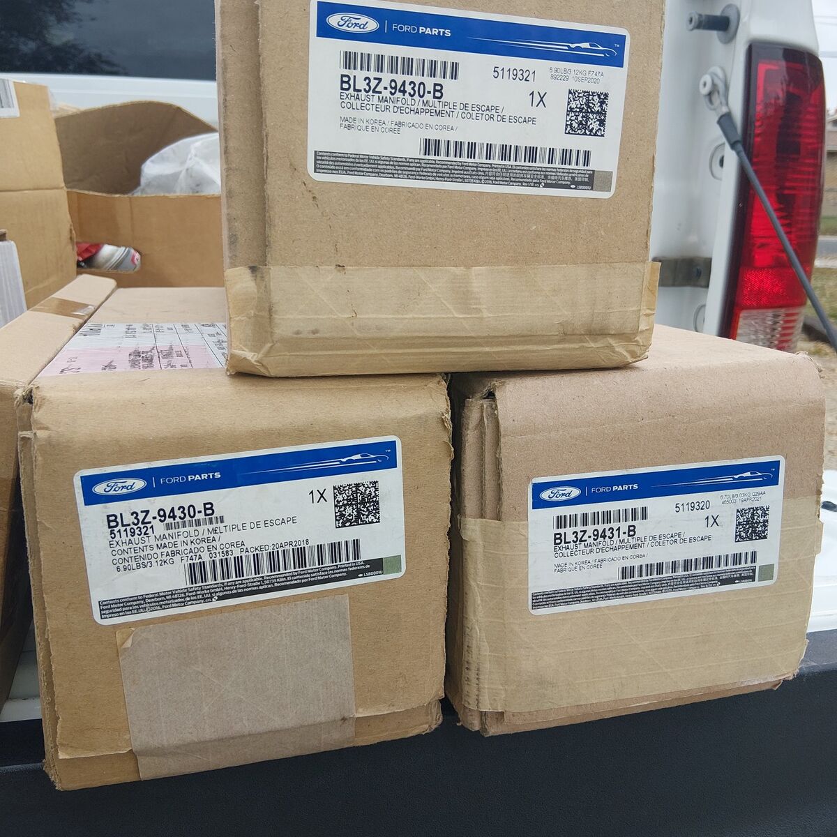 Exhaust manifolds Ford V6 2011-19