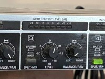 Behringer MX882 V2 Ultralink Pro 8-Channel Splitter Mixer - Used