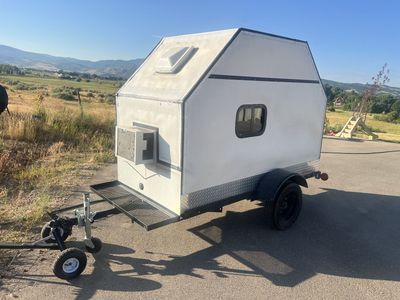 One-of-a-Kind Square-drop Camper Trailer