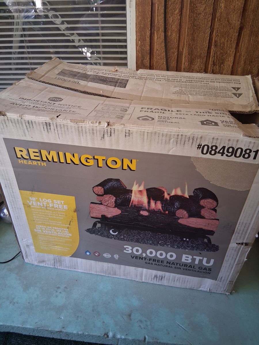 Remington 18" vent free natural gas log kit