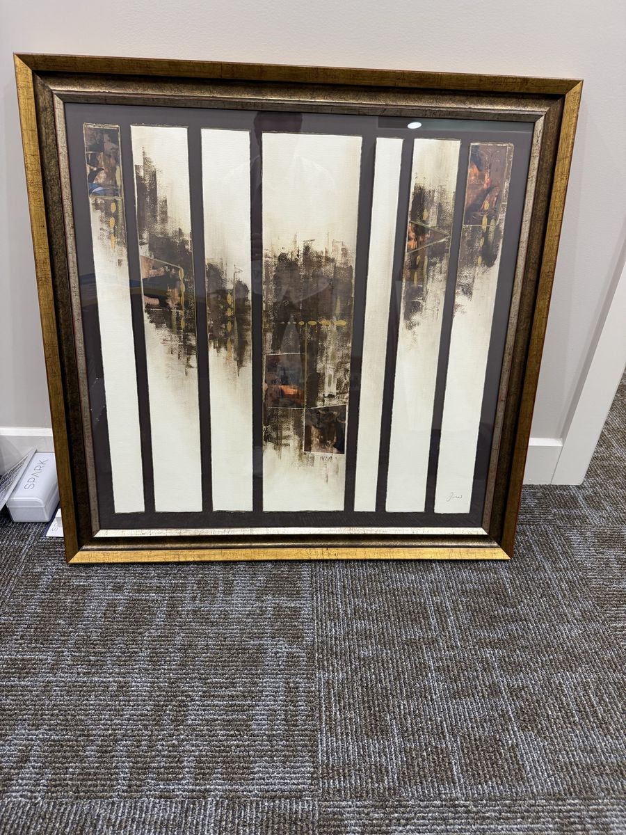 Framed Large Abstract Wall Art Print - MANY SIZES AVAILABLE 