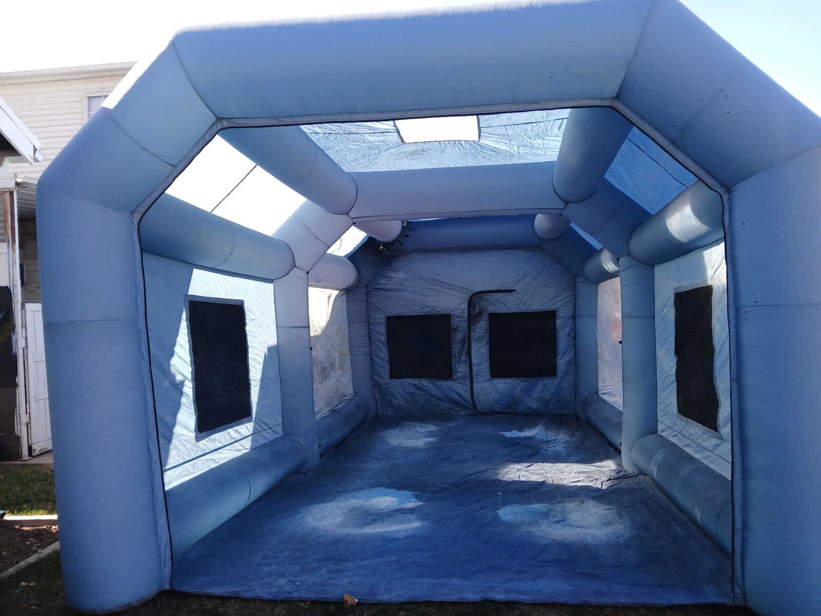 VEVOR Inflatable Paint Booth 28x16x11ft Inflatable Spray Booth Car Paint Tent