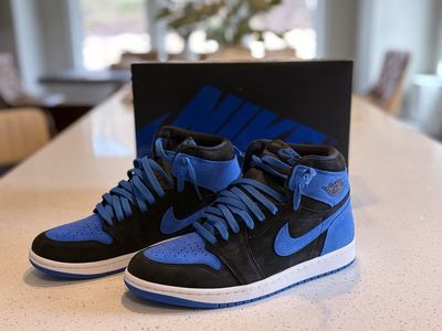 Air Jordan 1 Retro High OG 'Black/Royal Blue 10.5