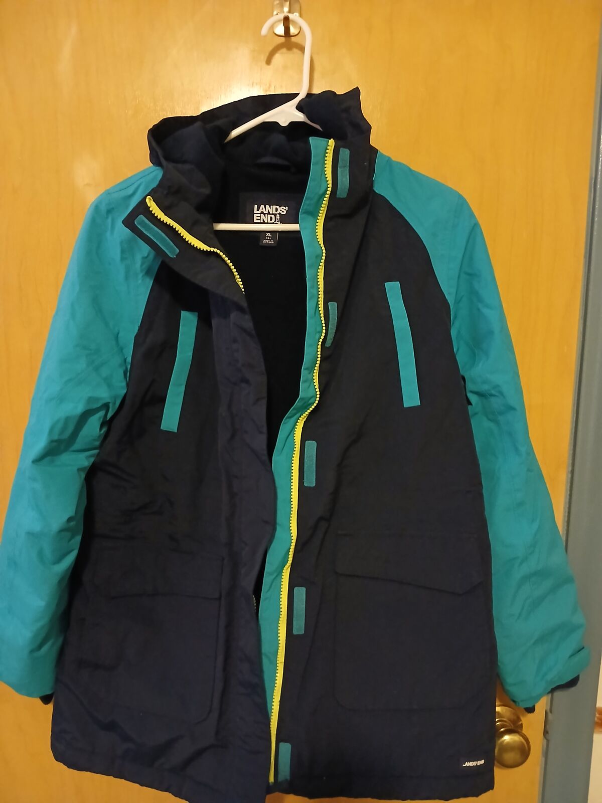 Lands' End hooded parka