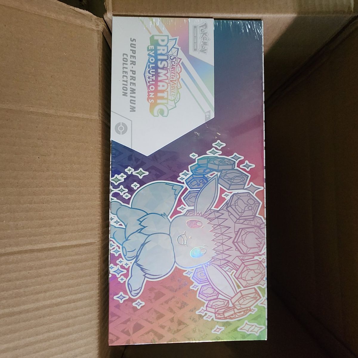 Pokémon TCG Scarlet & Violet Prismatic Evolutions Super-Premium Collection Sealed Box