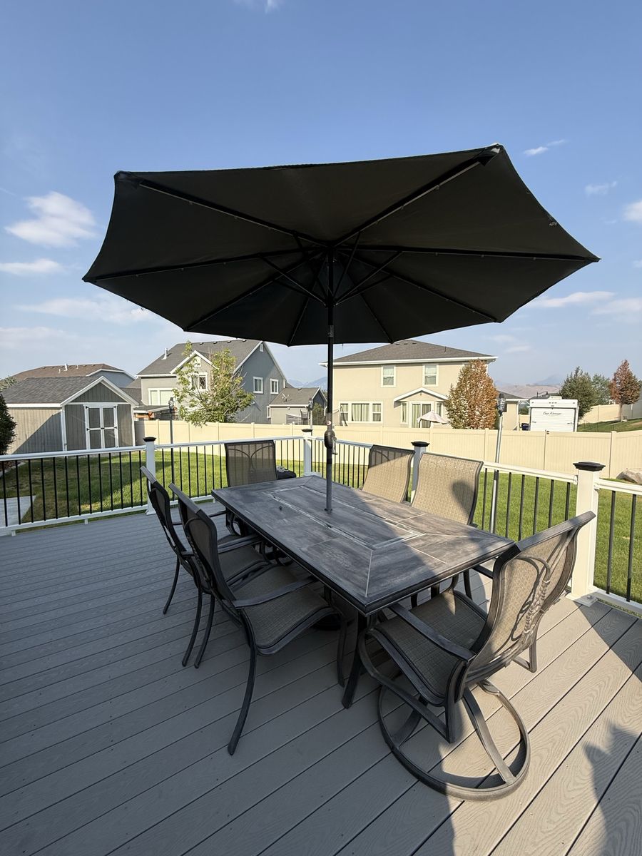 Outdoor patio set