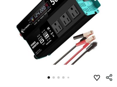 Rutnrixa 1000w power inverter
$60