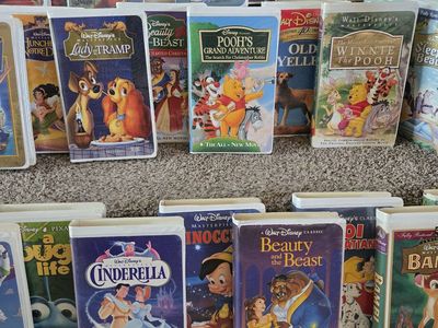 Huge Collection of Disney VHS (46 Titles, many Rare + Valuable)