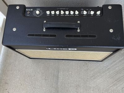 Guitar Amplifier, Road Case w/ Eurorack Mixer, Oxygen 8 Keyboard, Boss Recorder, 2 Speakers