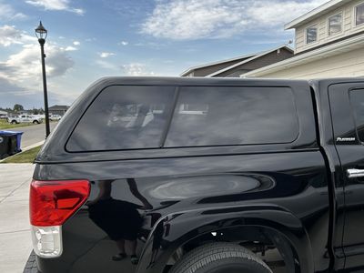 Snugtop Rebel Black Truck Shell for Toyota Tundra 5.5ft Bed 07-14 crewmax | Tinted Windows