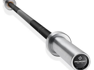 Philosophy Gym 72” Olympic Barbell – 15KG / 33LB