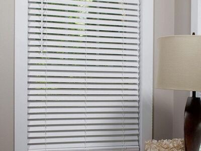 New Allen + Roth Faux Wood Blinds – 36” x 64”