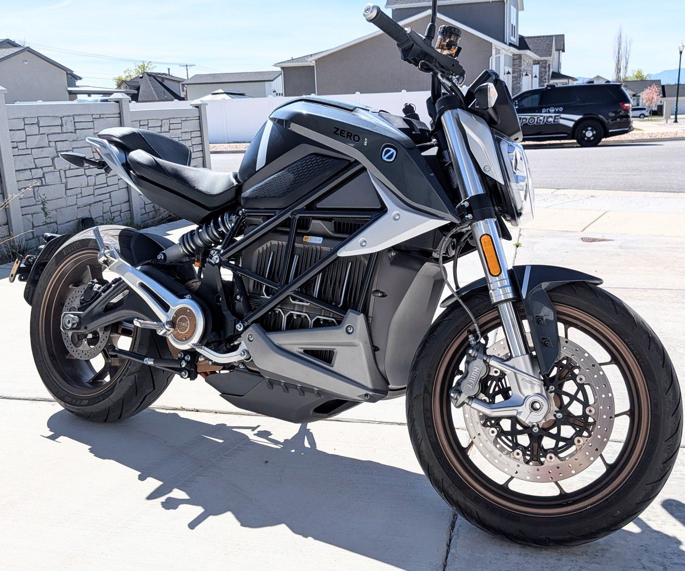 Zero SR/F Electric Motorcycle Low Miles