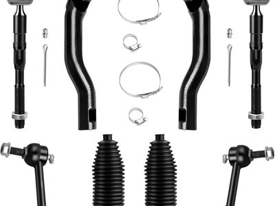 2007-2014 Ford Edge, 2007-2015 Lincoln MKX 8pc Front Sway Bar Link Tie Rod Kit