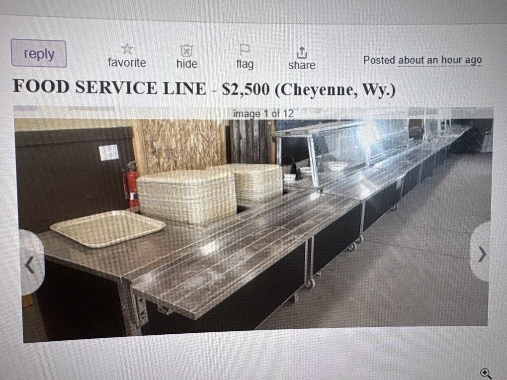 Stainless Steel Food Service Line