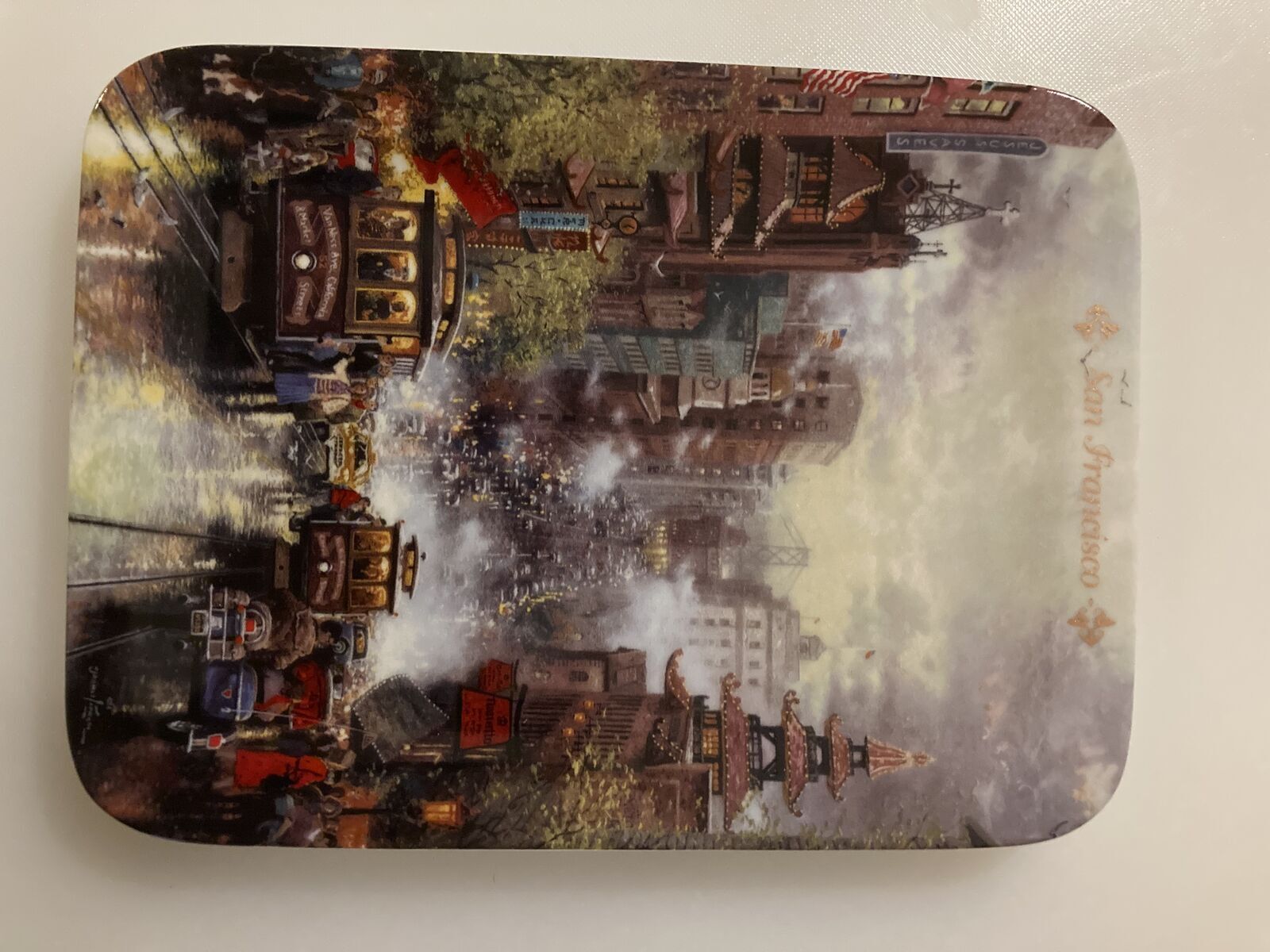 Vintage Thomas Kinkade "San Francisco" Heirloom Porcelain Collectors Plate
