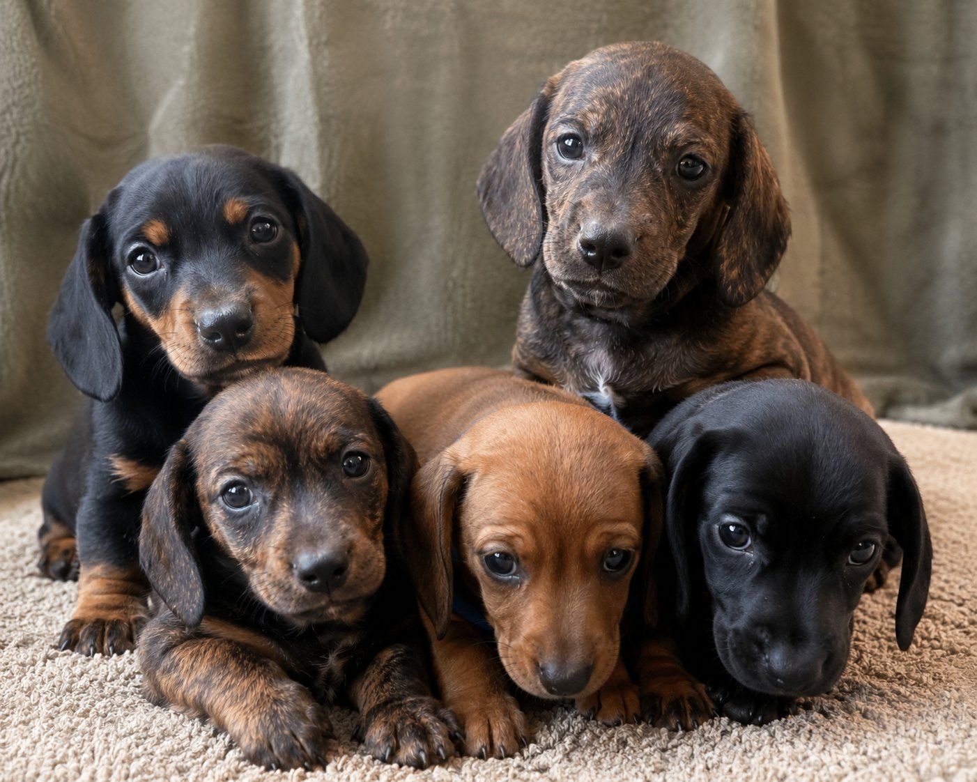Dachshund Puppies - Purebred Smooth Coat Miniature Dachshunds