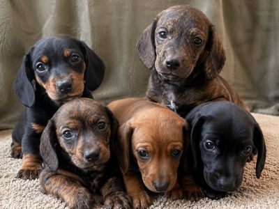 Dachshund Puppies - Purebred Smooth Coat Miniature Dachshunds
