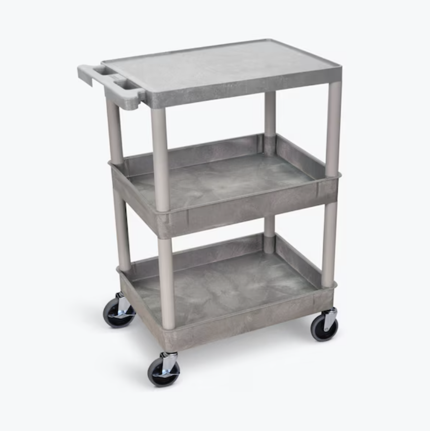 New! Cart with Shelves