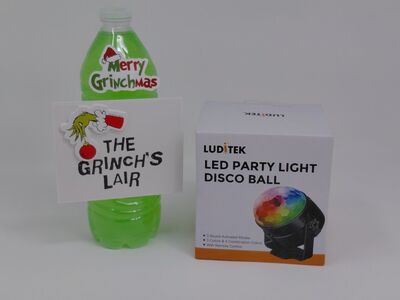 New Luditek LED Party Light Disco Ball with Remote