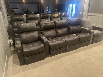 Theater Chairs - Set of 10 - As Is