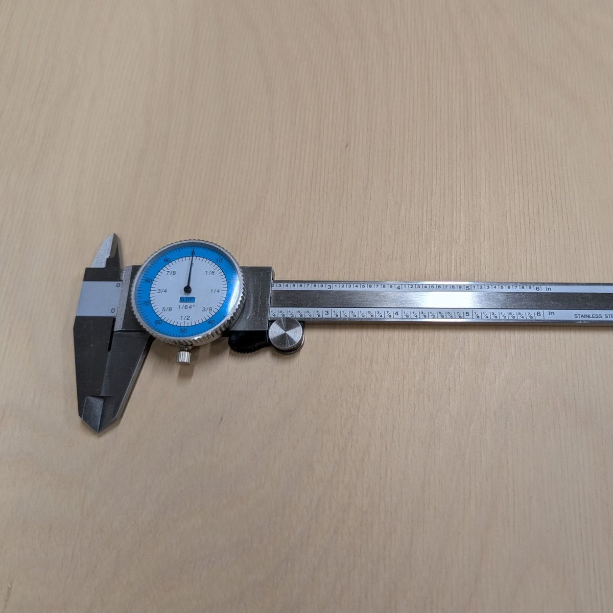 Pittsburgh 6" Fractional Dial Calipers