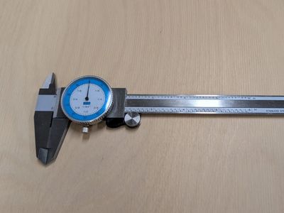 Pittsburgh 6" Fractional Dial Calipers