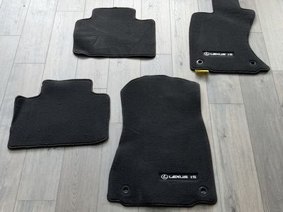 OEM Lexus IS Black Carpet Floor Mats Set of 4