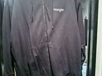 Wrangler Full-Zip Hooded Sweatshirt Black 3XL
